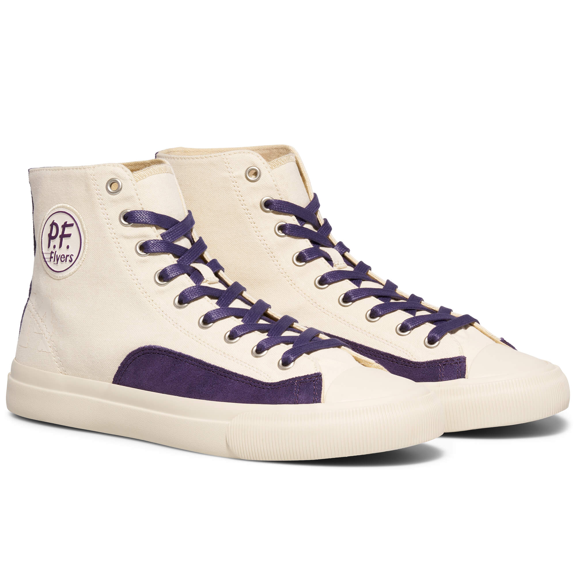 All-American High-Top White/Eggplant - Image 3
