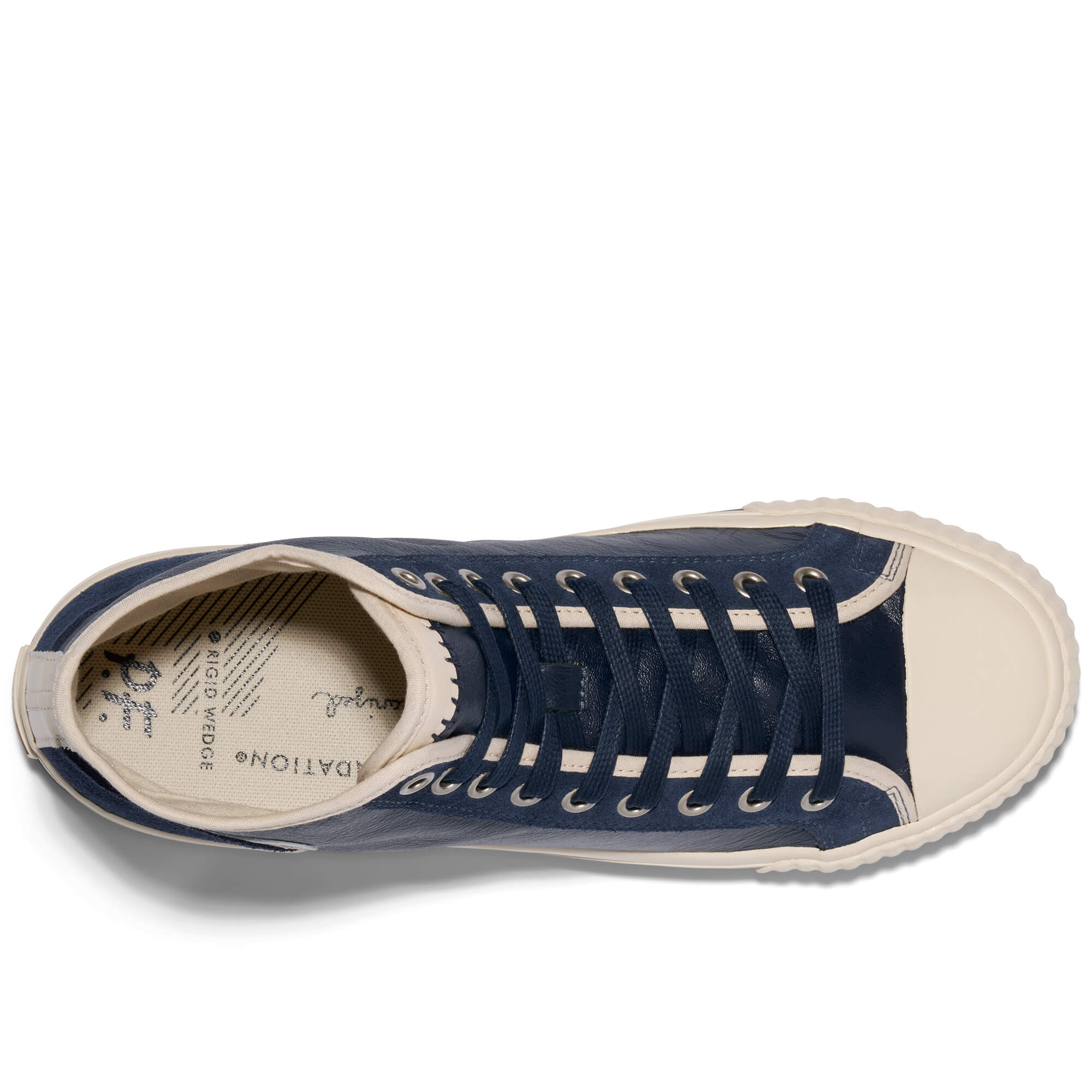 Center High-Top Navy/Antique White - Image 12