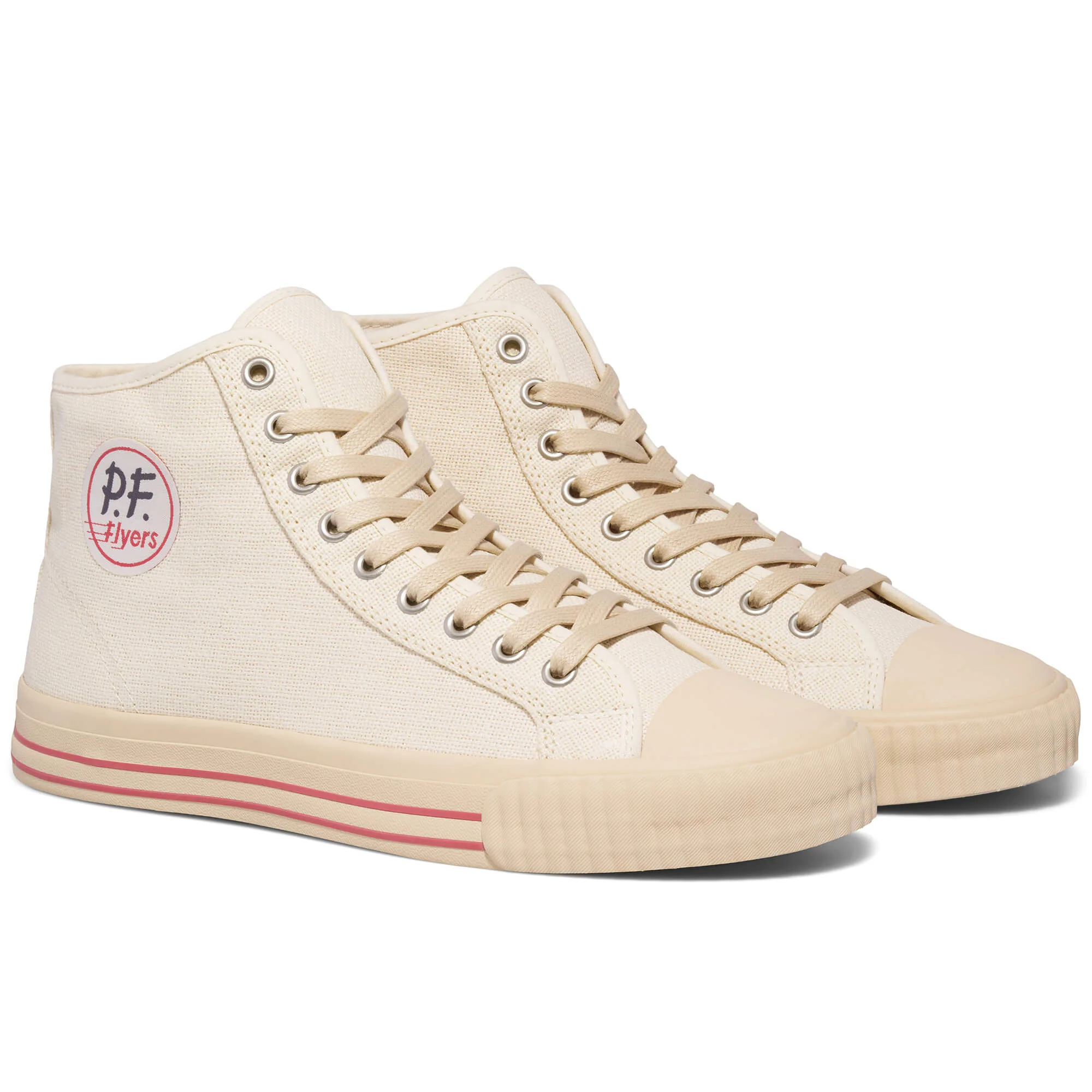 Center High-Top White/Biscotti - Image 3