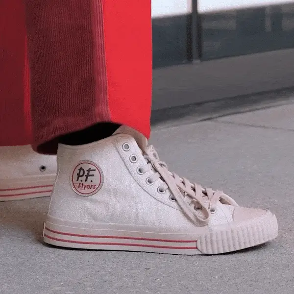 Center High-Top White/Biscotti - Image 5