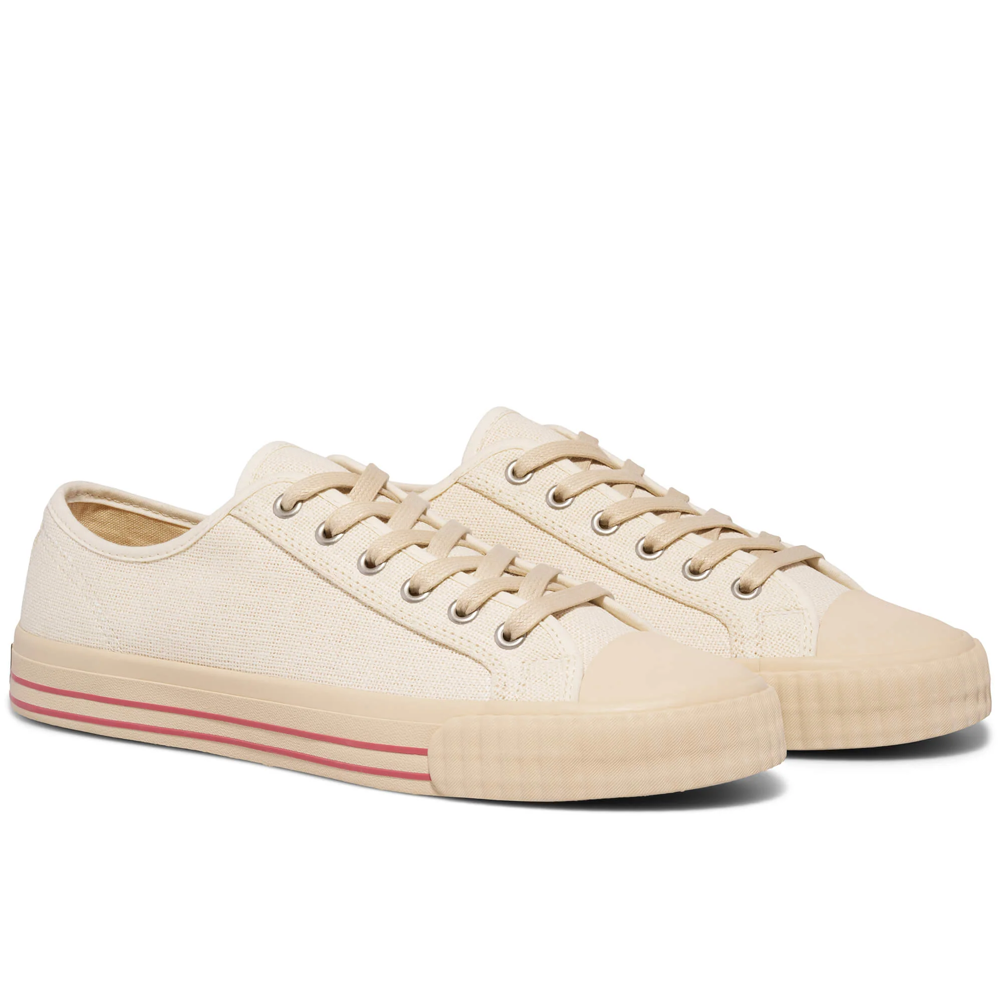 Center Low-Top White/Biscotti - Image 3