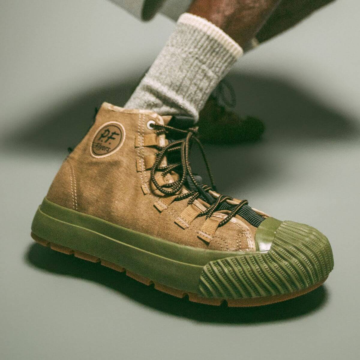 Grounder High-Top Sand/Green - Image 9