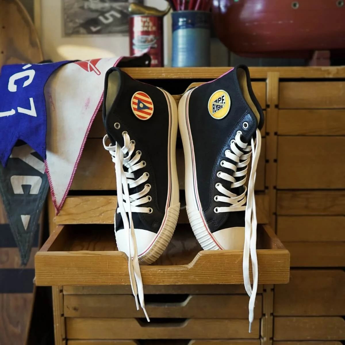 Slightly Choppy Center High-Top Black/SC Cream - Image 21